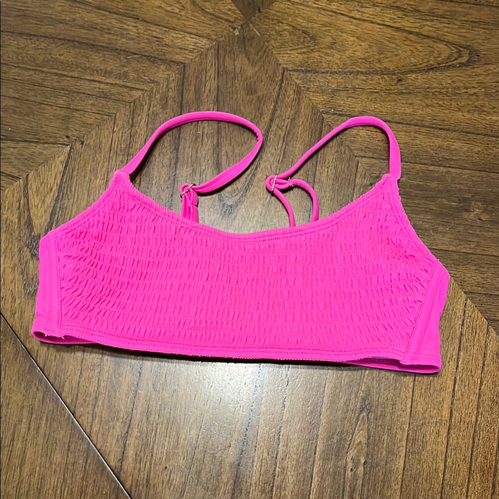 Wild Fable hot pink swim top